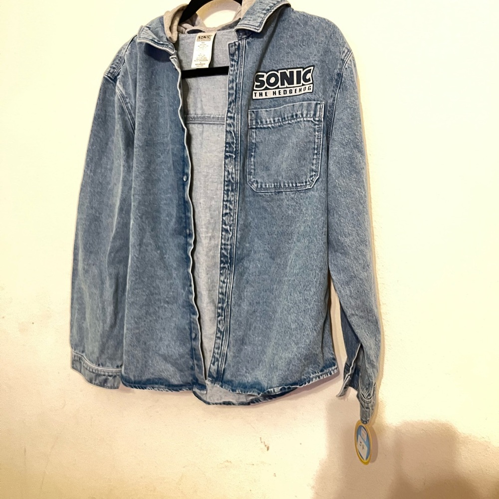 Sonic the Hedgehog Jean jacket Denim Jacket - Blue
